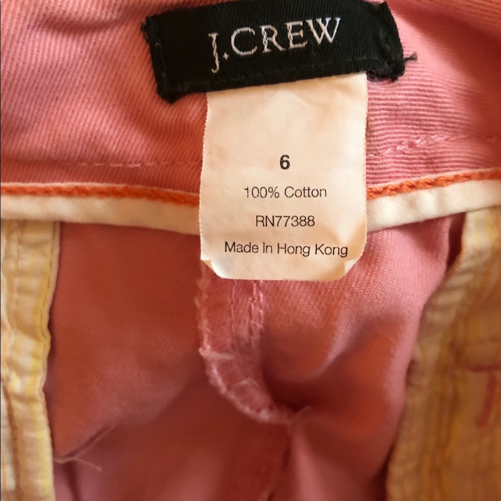 🌻 J Crew size 6 distressed pink mini skirt - Picture 6 of 6